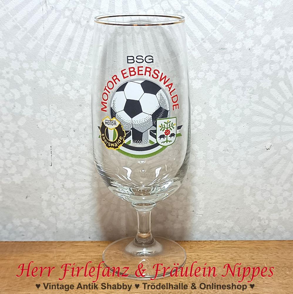 DDR Bierglas BSG Motor Eberswalde